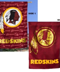 Washington Redskins D/S Banner, Washington Redskins Double sided Banner, Redskins D/S Banner
