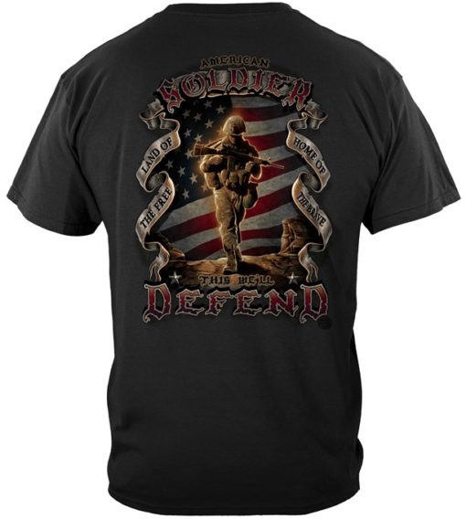American Soldier Shirt This Will Defend