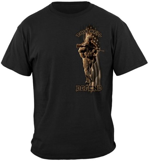 American Soldier Shirt This Will Defend