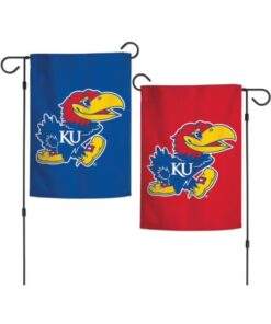 Kansas Jayhawks 12x18 inch 2-Sided Garden Flag