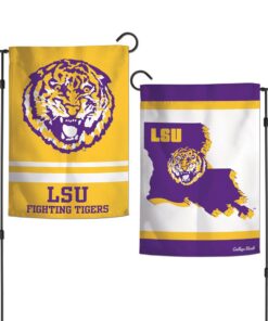LSU Tigers /College Vault Garden Flags 2 sided 12.5" x 18"