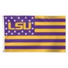 LSU Tigers Stars and Stripes NCAA Flag Deluxe 3' X 5'