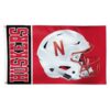 Nebraska Cornhuskers HELMET Deluxe 3' X 5' Flag