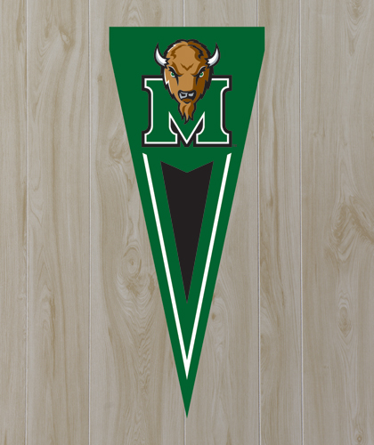 Marshall Yard Pennat 34"x14"