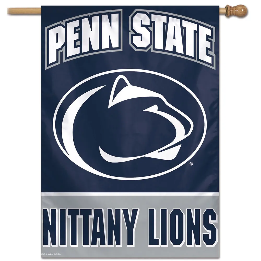 Penn State Nittany Lions Logo Vertical Flag 28" x 40" Near Me, Penn State Nittany Lions /College Vertical Flag 28" x 40"