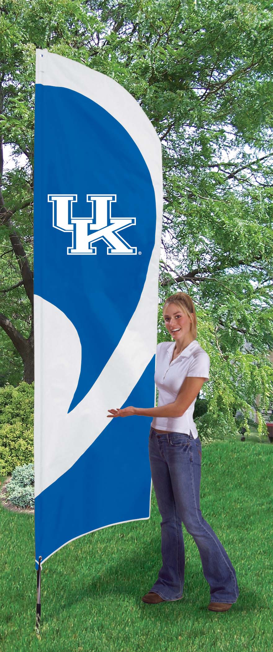 Kentucky Wildcats Tall Flag