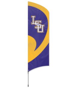 LSU Tall Team Flag Kit with Pole