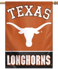University of Texas Banner, Texas Longhorns Vertical Flag 28" x 40", Texas Longhorns Vertical Banner, University of Texas Longhorns Banner, Texas Longhorns UT Vertical Flag Banner