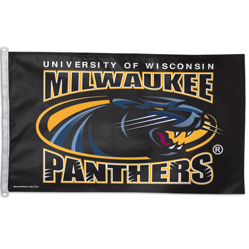 Wisconsin-Milwaukee Cougar Logo 3x5' Flag