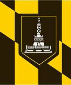4'x6' Nyl. Indoor City of Baltimore Flag