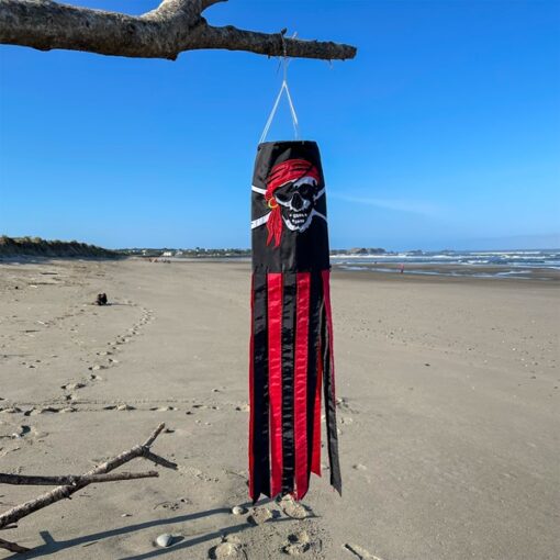 Pirate I'm Jolly Roger 6"x40" Windsock