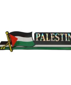 Palestine Bumper Sticker / Palestine Flag Sticker / "3 x 11 3/4" Palestine Bumper Sticker