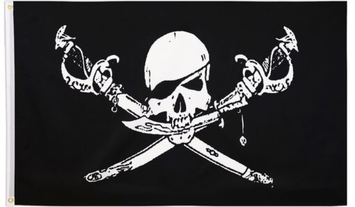 Brethren of the Coast Pirate Flag 3x5ft Poly