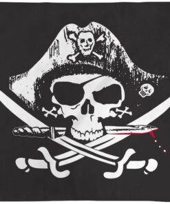 Deadman Chest Tricorner Pirate Flag 3x5ft Poly