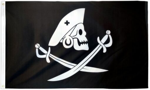 Edward England Pirate Flag 3x5ft Poly