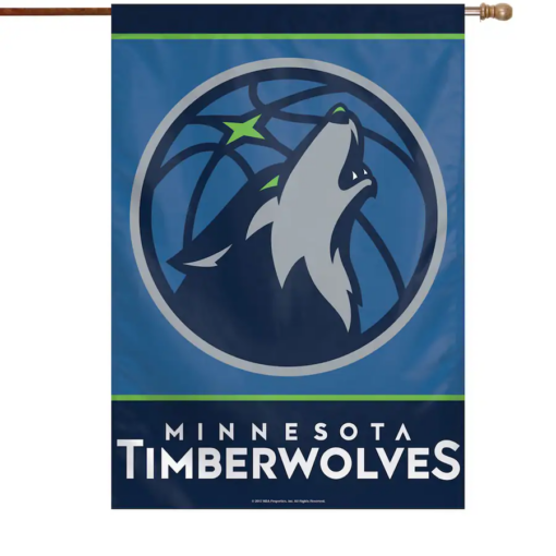 Minnesota Timberwolves 28" x 40" Primary Logo Single-Sided Vertical Banner