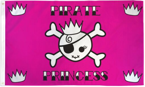 Pirate Princess Flag 3x5ft Poly