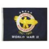 Nyl-Glo WWII Commemorative Flag-3 ft. X 4 ft