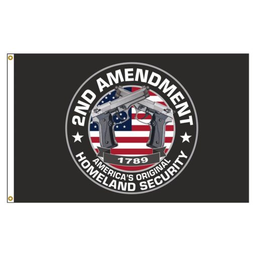 2nd Amendment 3'X5' Nylon Flag Printed on heavy duty nylon