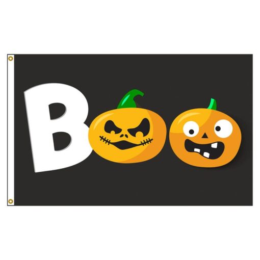 BOO 3'x5' Nylon Flag Printed on heavy duty nylon