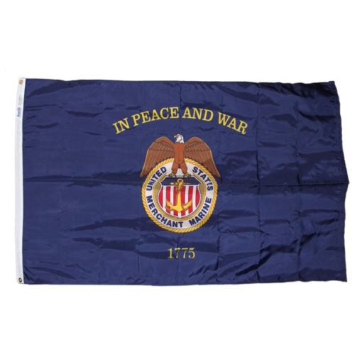 Merchant Marine 3'x5' Nylon Flags