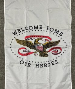 Welcome Home Our Heroes Nylon Banner