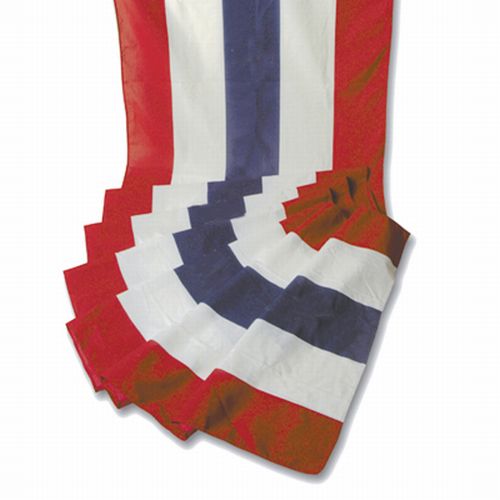 Patriotic Polycotton Striped Bunting