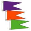 Burgee Solid Color Nylon Flags Solid Color Nylon Flags
