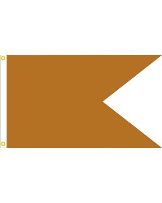 Khaki Solid Color 4×6′ Nyl Horizontal Burgees