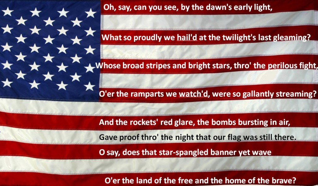 The Star-Spangled Banner National Anthem