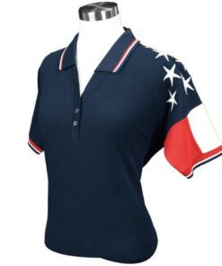 Freedom Pique Womens Polo Shirt Blue