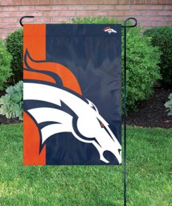 Denver Broncos Garden Flag, Denver Broncos Mini Garden Flag, Broncos Garden Flag