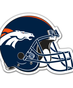 Denver Broncos 6" Helmet Car Magnet