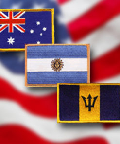 International Rectangle Patches No Name