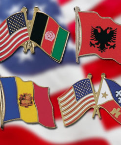 International Flag Lapel Pins