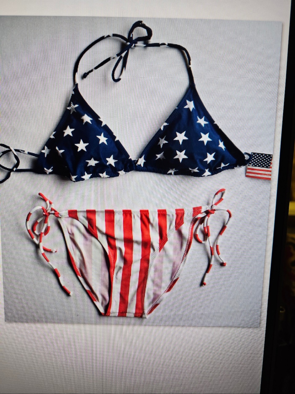 American flag swim top deals