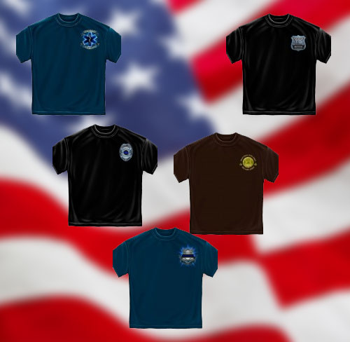 Police and EMT T Shirts
