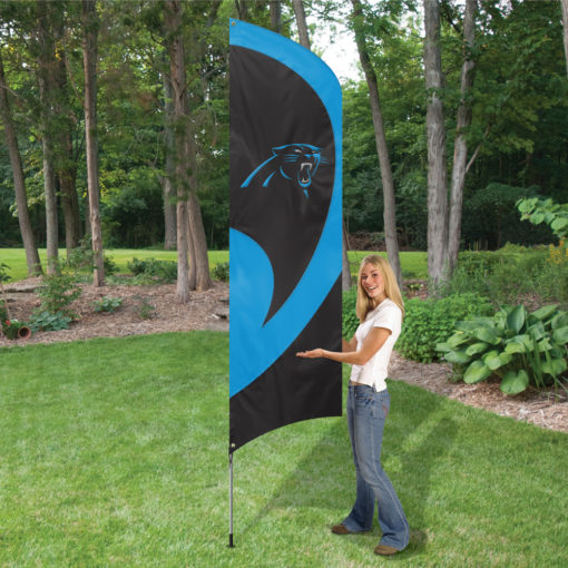 Carolina Panthers Tall Team Flag Kit