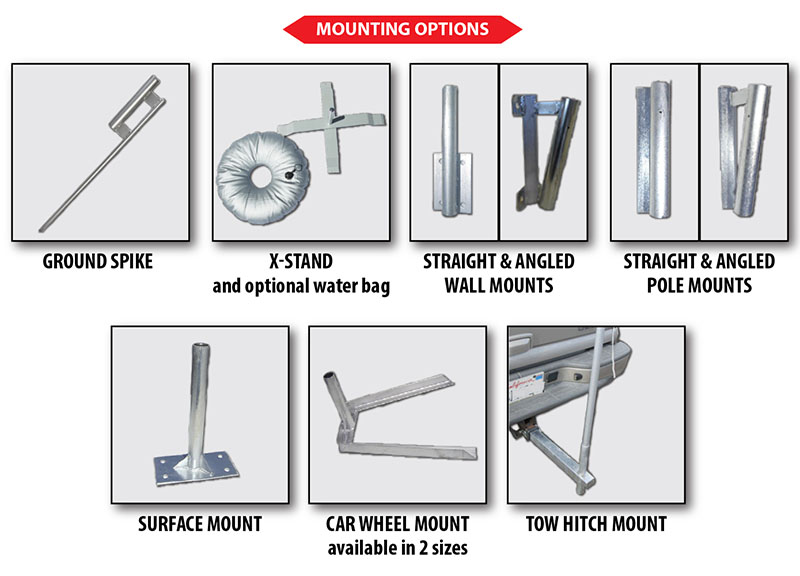 Flagpoles- Mounts- Brackets