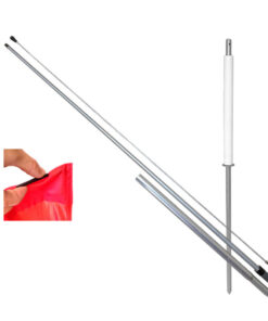 Hybrid 3PCS Aluminum-Fiberglass Pole Kit