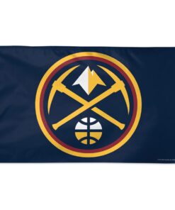 Denver Nuggets Team Logo Flag