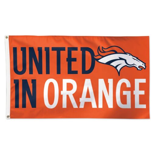 Denver Broncos slogan Flag - Deluxe 3' X 5'
