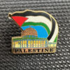 Palestine Flag Flying Over Mosque