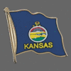 Kansas State Lapel Pin, Kansas Flag Lapel Pin, Kansas Lapel Pin, Kansas Flag Pin