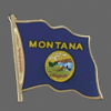 Montana State Lapel Pin, Montana Flag Lapel Pin, Montana Lapel Pin, Montana Flag Pin