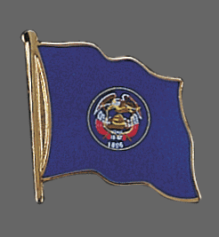 Utah State Lapel Pin, Utah Flag Lapel Pin, Utah Lapel Pin, Utah Flag Pin
