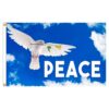 Our festive & colorful collection of Peace Dove 3'X5' screen-printed nylon flag speaks for itself