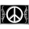 Peace Sign Belt Buckle