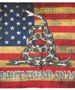 USA Vintage Gadsden 3'X5' Poly Flag, Gadsden Vintage American Flag 3'X5' Don't Tread On Me
