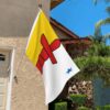 Nunavut 2x3ft Poly Flag, Nunavut Flag 2x3 ft Polyester Canadian Province